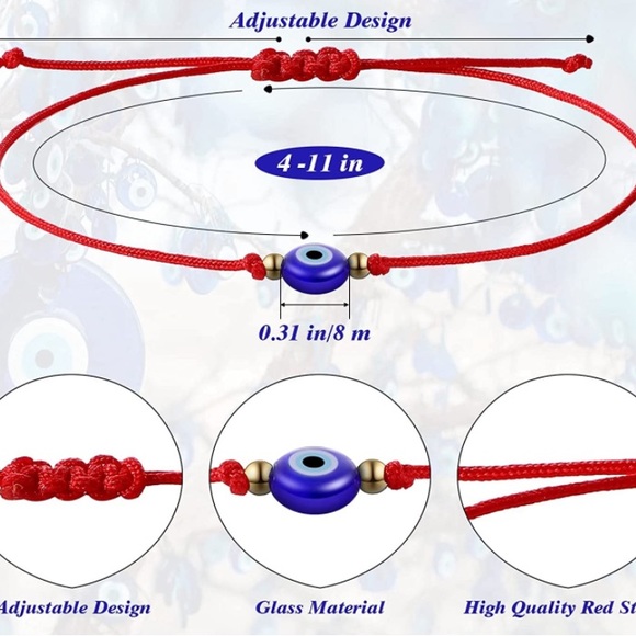 🧿20%Off Bundles 🪬NWT Evil Eye 🧿 protection bracelet 🪬 Hand Crafted🧿 - Picture 3 of 7